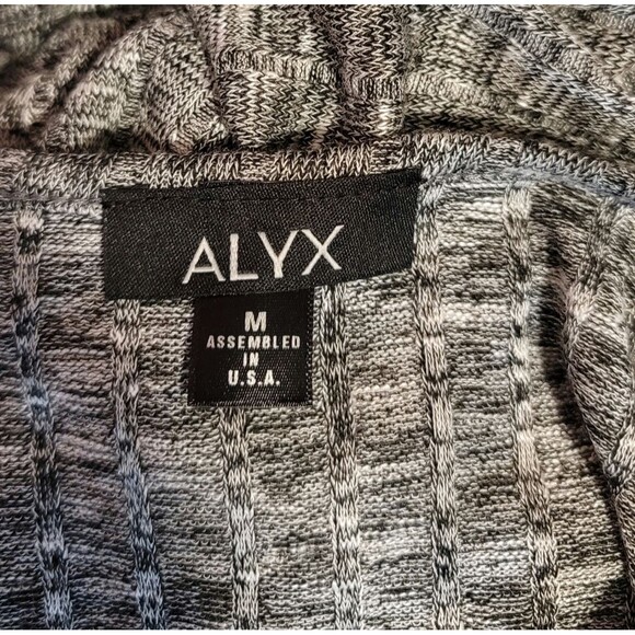 ALYX Gray Fall Shaker Long Sleeve Tunic Top Size Medium - Picture 7 of 11